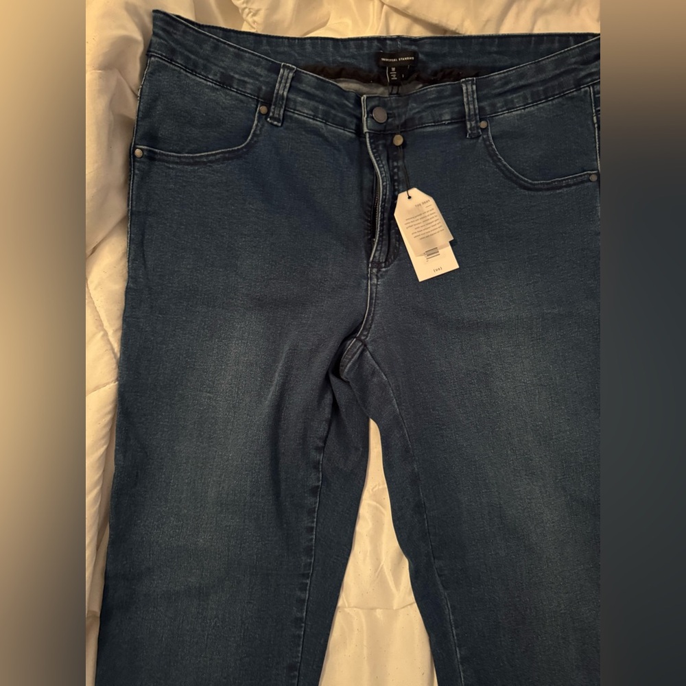 Universal Standard Seine Skinny Blue Jeans